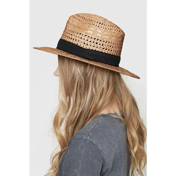 ✨Ruggine Boho Chic Summer Panama Hat✨ Tan Size M - Image 3