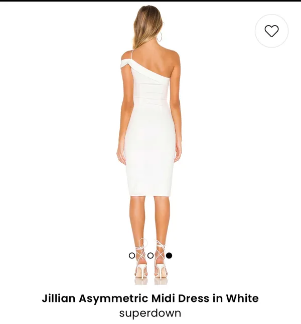 Jillian Asymmetric Midi Dress • Size XS - Image 3