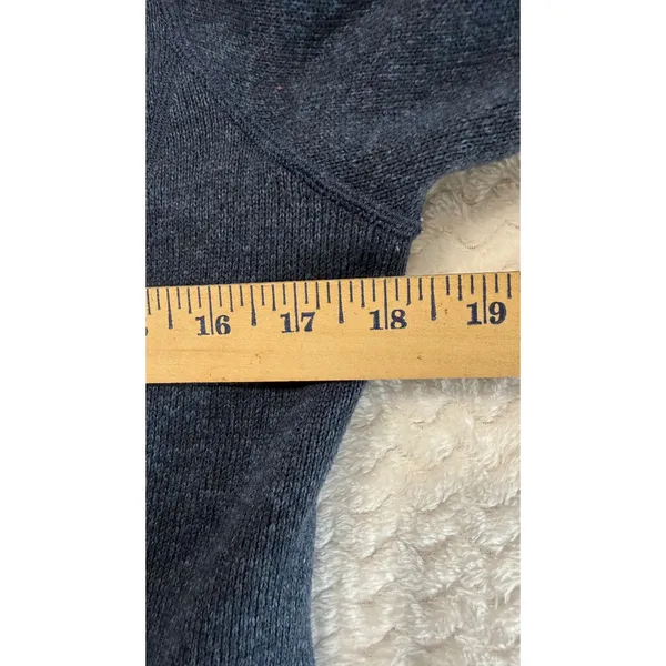 Patagonia Better Sweater 1/4 Zip Navy Blue Fleece Pullover Womens Medium Logo - Image 8