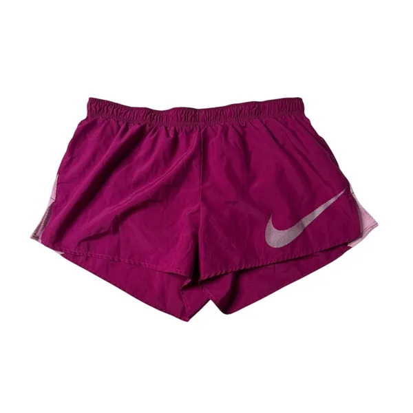 Nike Dri-FIT Fuchsia Burgundy Running Shorts L 3" Athleisure - Image 2