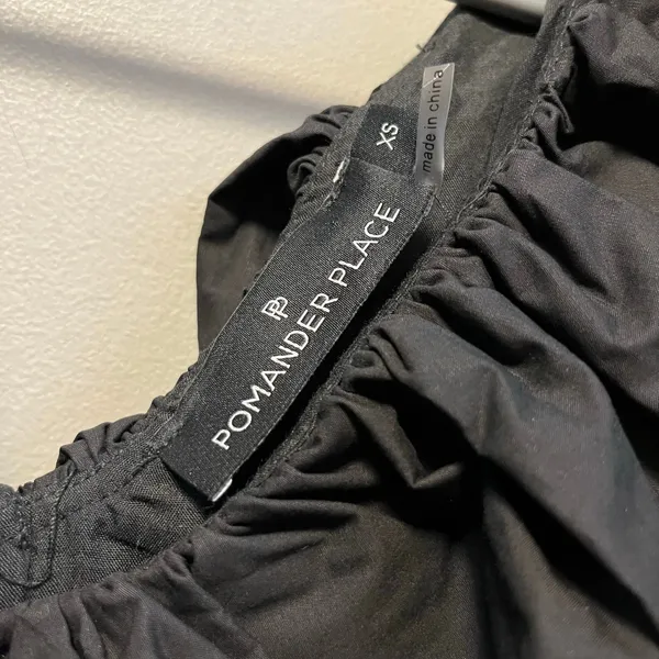 Pomander Place Tuckernuck‎ Black Tiered Ruffle Jo Dress Size XS Black - Image 6