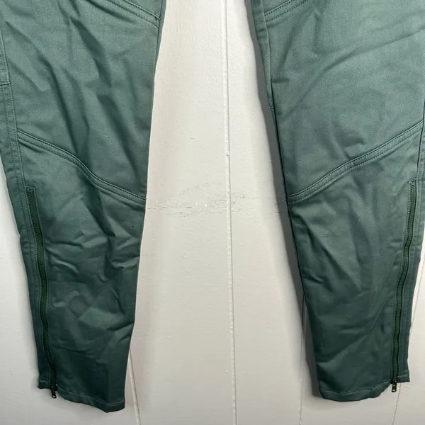 5.11 Tactical Wyldcat Pant Womens 10 Long Thyme Green Skinny Moto Zip NWT - Image 5