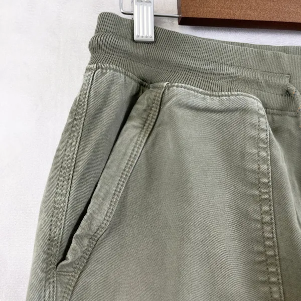Faherty Women Traveler Pants S Utility‎ Pull On Dark Olive Street Soft Girl - Image 4