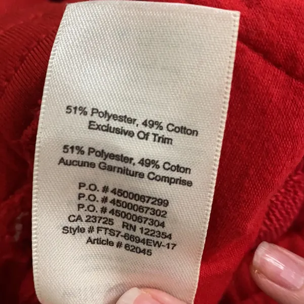 Aritzia Wilfred Free Shimada red track pants with ankle zip size XXS - Image 12