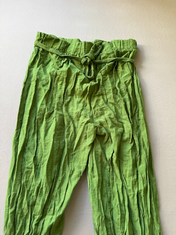 Primark Linen Style Bow Detail Palazzo Trousers - Image 6