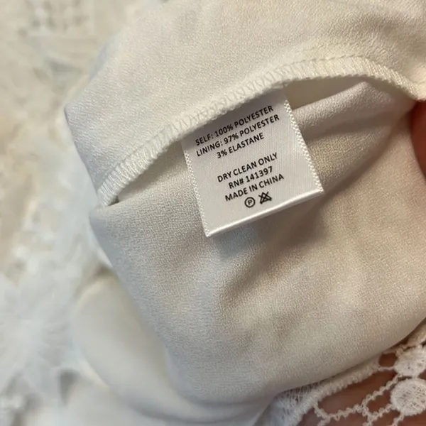 ASTR the Label Size L Daniela White Floral Lace Off Shoulder Mini Dress‎ Womens - Image 4