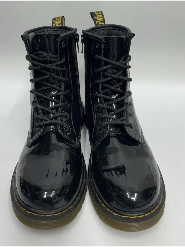 Dr. Martens 1460 Bex Smooth Black Leather Lace Up Boots Womens Size 6 / Mens 5 - Image 3