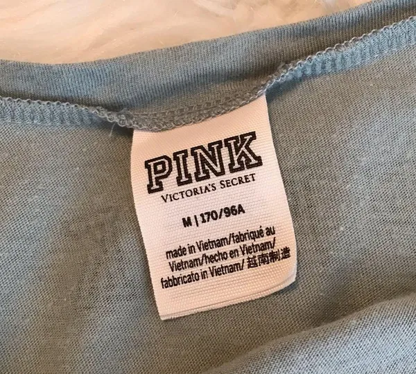 PINK Victoria’s Secret short sleeve oversized vibes top size medium summer - Image 5