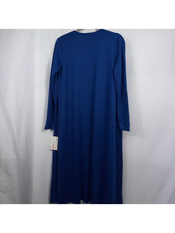 LuLaRoe Sarah S Blue Duster Cardigan NWT - Image 7