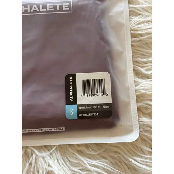 Alphalete Amplify Ultra High Rise Biker Short 4.5” Autumn Size Small - Image 3