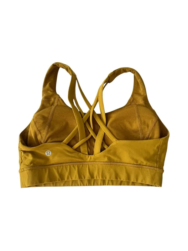 Lululemon Free to Be Elevated Bra Lightweight Support Gold Spice DD/E 8 - Image 4