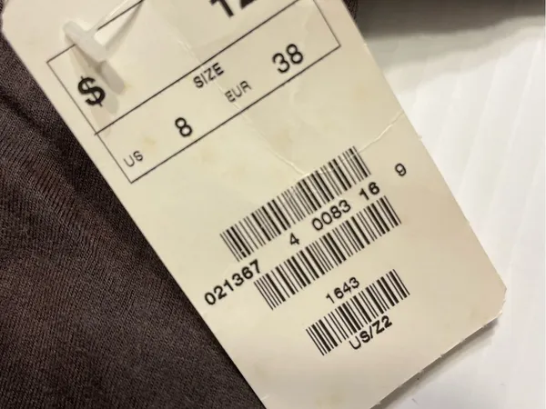 H&M Divided Brown Turtleneck Stretchy Sz 8 Minimalist Y2K NWT Carolyn Bessette - Image 4