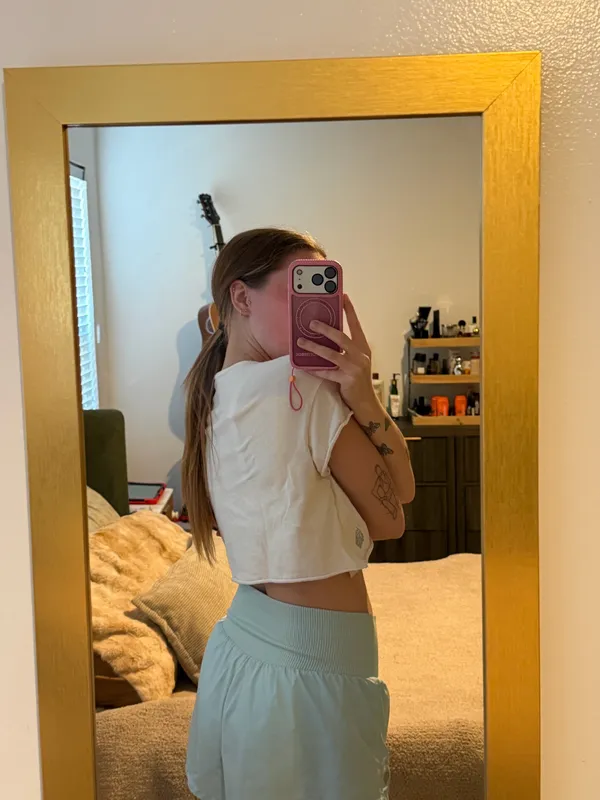 Free People Movement Hot Shot Cropped Tee - Image 3