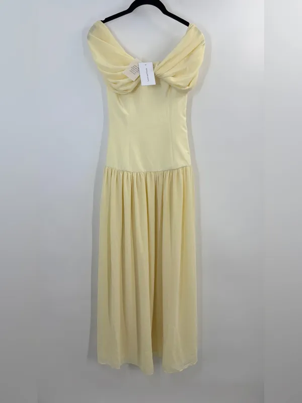 Lovers and Friends Blake Maxi Dress in Butter Yellow - Image 4