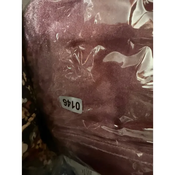 Lululemon Velour Warm Down Crew Cassis Tie Dye Cropped Sweatshirt‎ 12 - Image 8