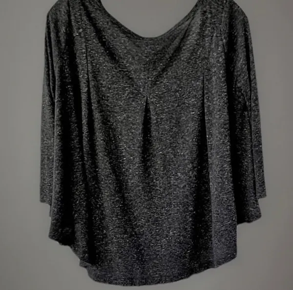 Free People We the Free NWOT Tambourine Scoop Neck Marled Gray Tee Shirt, XS - Image 8