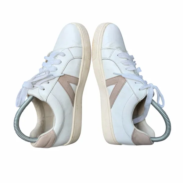MIA Alta White and Tan Vegan Leather Sneakers Size 7 women - Image 5