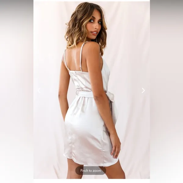 Selfie Leslie champagne mini dress - Image 2