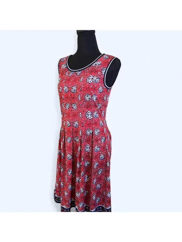 Max Studio Vintage Y2K floral pleated mini dress fairy boho coquette dress Size Medium 🌸 - Image 5