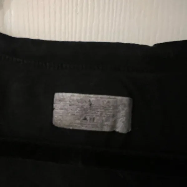 Classic Black V-Neck Women's Top - Image 2
