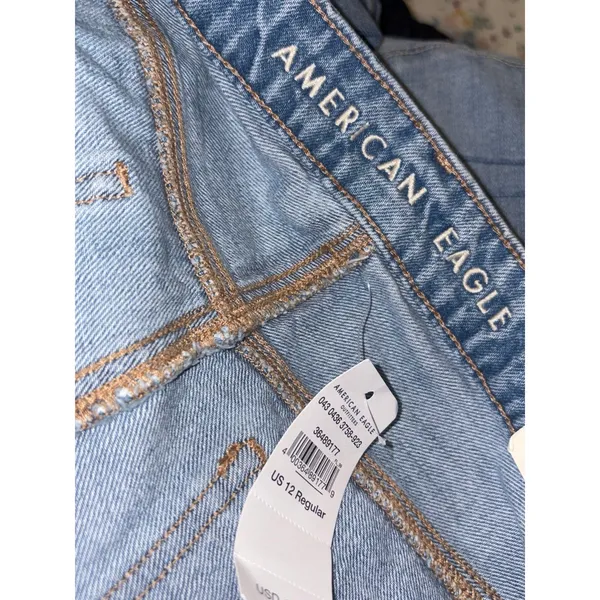 American Eagle Mom Jeans Size 12R - Image 3