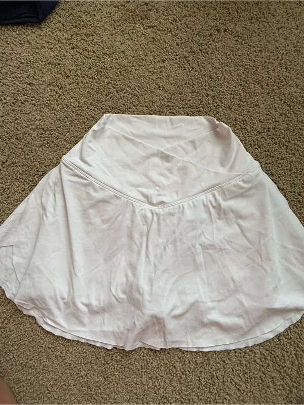 Halara White Women's Tennis Skirt- V waist - Image 2