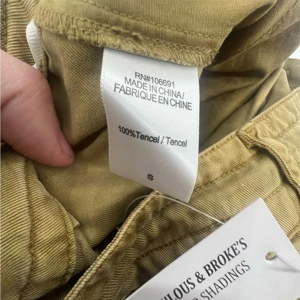 NWT‎ YFB Young Fabulous Broke Klem Cargo Pants Willow Sz S - Image 8