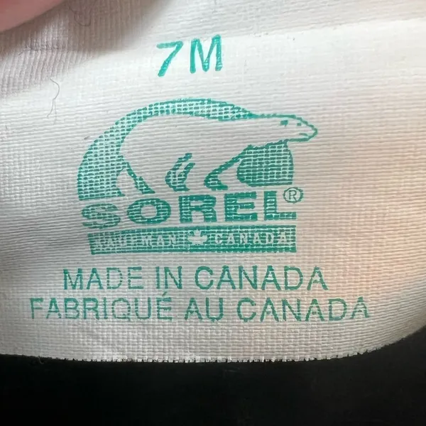 Vintage Sorel Made in Canada Leather Faux Fur Boots - Image 8