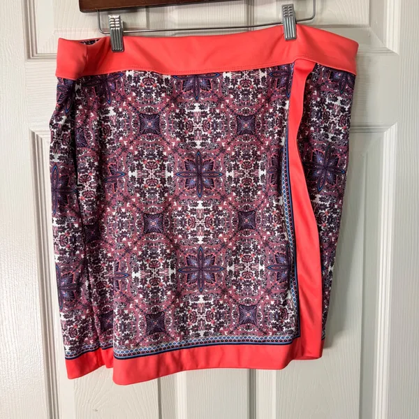 Soho Apparel RG Apparel Skort Coral Print Stretch Athletic Golf Casual XL‎ - Image 8