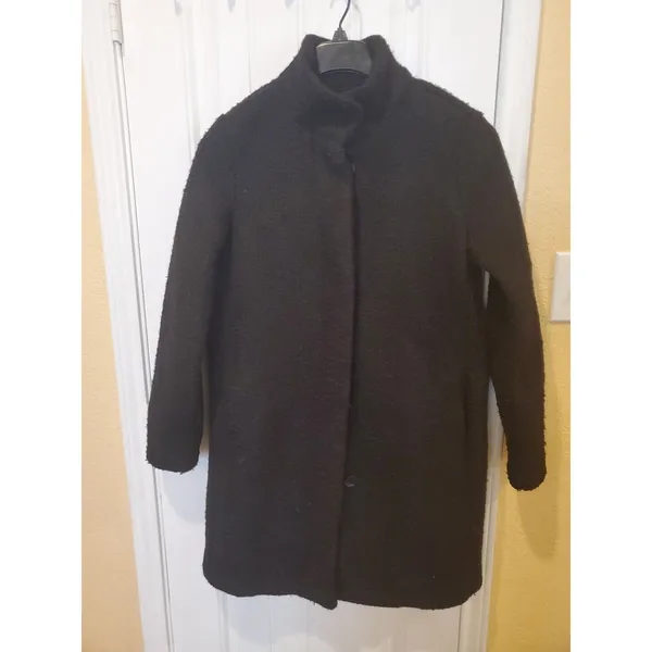 Old Navy Women’s Coat Soft Shell Hidden Button Front Size M Medium - Image 4