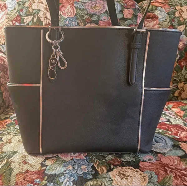 Michael Kors Jet Set Specchio Leather Tote Bag - Image 2