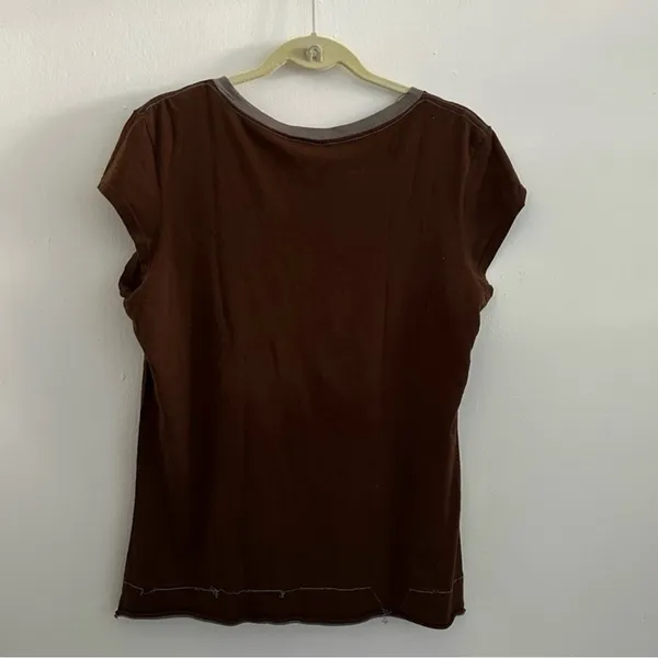 Walt Disney World Mickey Mouse Brown Tee Size XL - Image 2