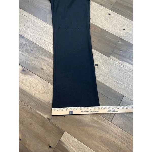 Express Correspondent Wide Leg Charcoal Gray Lightweight Pants Size 4 Minimalist - Image 9