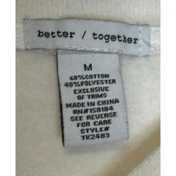 Better/Together Women's Sweatshirts "I'm On Santa's Flawless List"‎ Medium NWT - Image 6