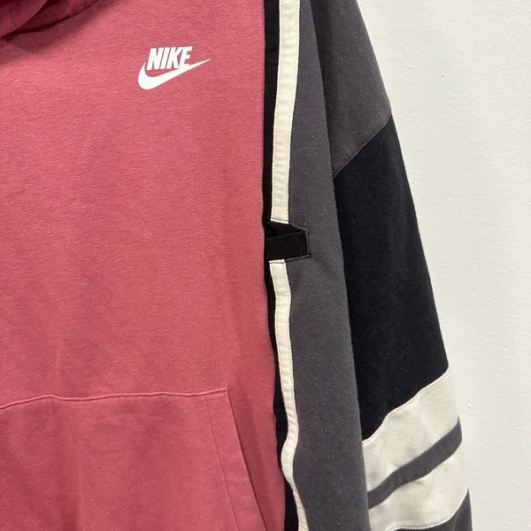 Nike sweatshirt! Nike + vintage reworked custom made pink & gray size M/L! - Image 3
