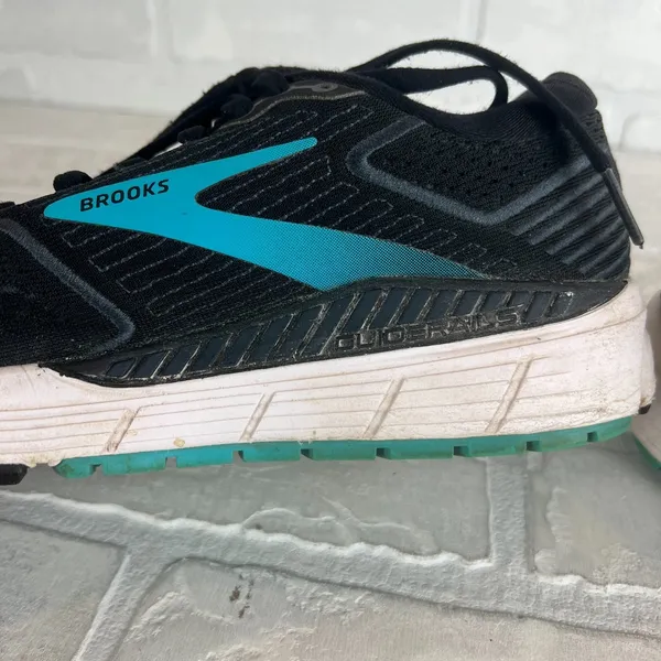 Brooks Ariel 20 Womens 8 Wide D Black Blue Running Sneakers‎ Walking Shoe Casual - Image 9