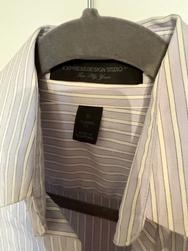 Express Button Down Dress Shirt - Image 2