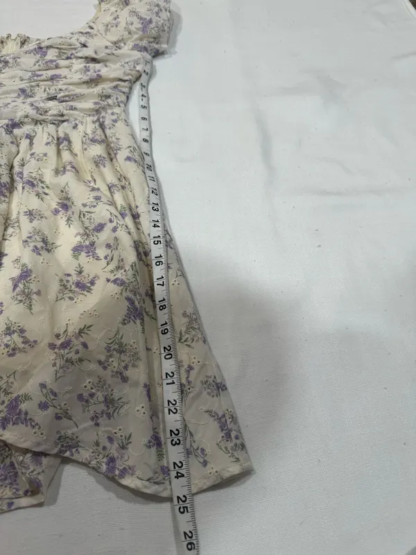 In The Beginning Floral White Dress - Image 8