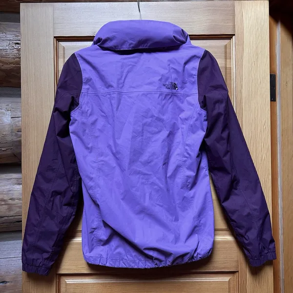 North Face DryVent Women's Small Purple Hood Waterproof Rain Jacket Windbreaker - Image 5