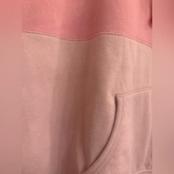 Torrid Pink Colorblock Valentine Cozy Fleece Relaxed Hoodie Sweatshirt - size 2 - Image 5