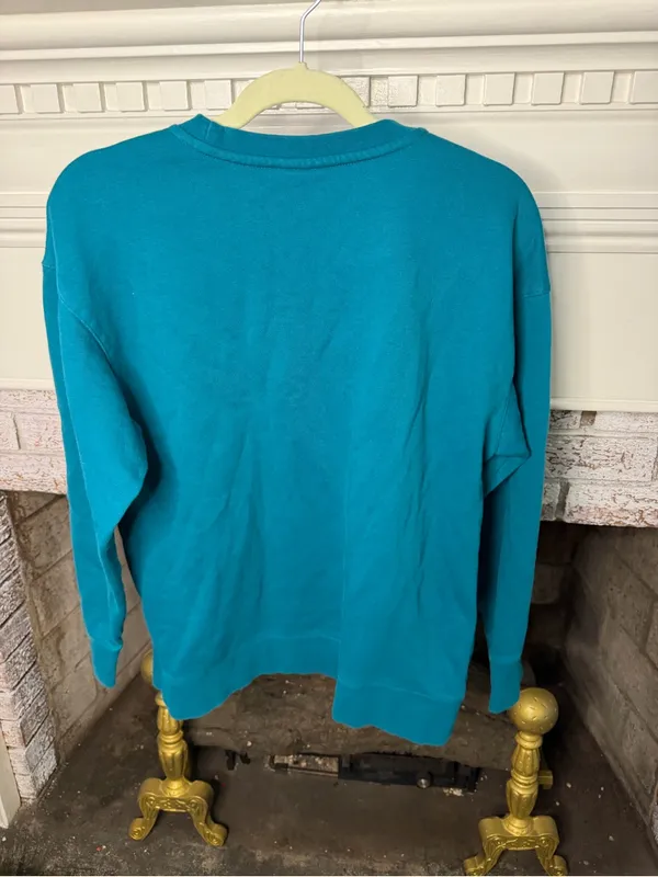 Nike Teal Crewneck Sweatshirt - Image 3