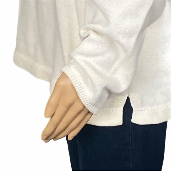 Eddie Bauer classic 100% Cotton butter cream crew neck sweater Heavier Large - Image 8