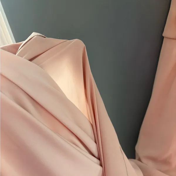 Show Me Your Mumu Light Pink Chiffon Lined Maxi Dress, Low Back - Image 7
