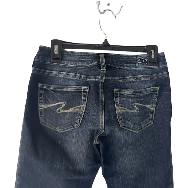 Silver‎ Jeans Women's Size 26 Aiko Capri Dark Wash Western Jeans - Image 5