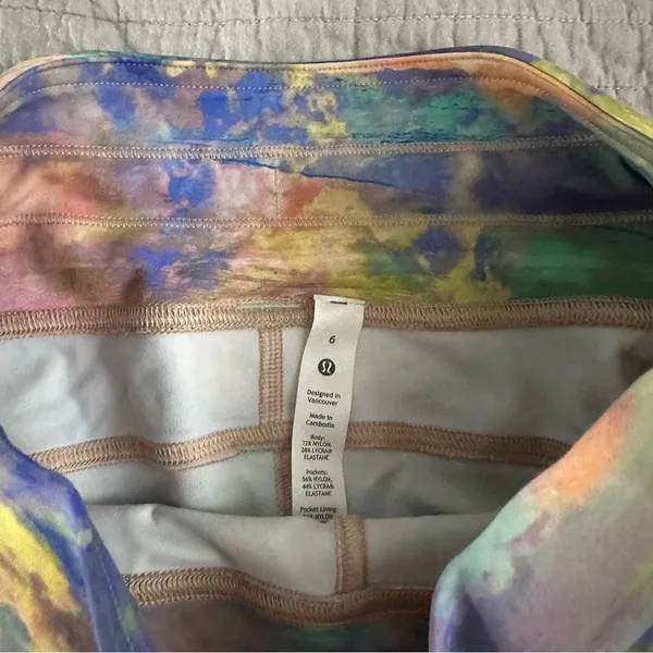 Lululemon Cargo Super-High-Rise Hiking Short 8" Altered Nature Multi 8 Purple - Image 10