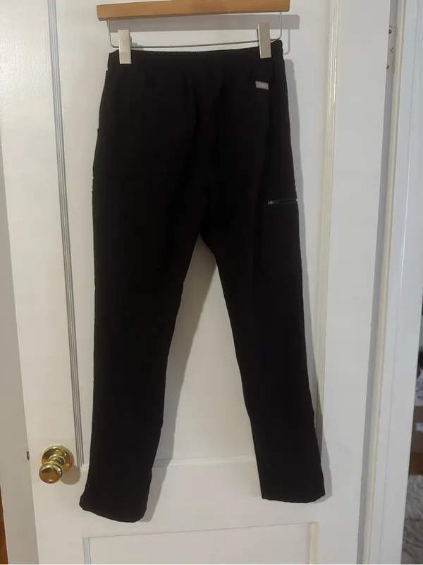 black FIGS scrubs pants - Image 2
