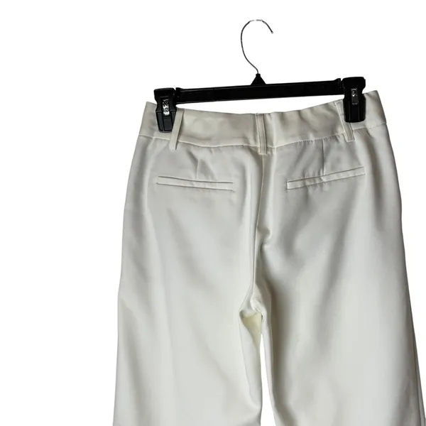 Alice + Olivia Pants Women Small White Tailored Trousers‎ Ankle Preppy Career - Image 4