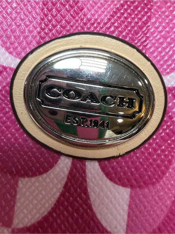 Coach Peyton Dream C Bordeaux Pink Tech iPad Tablet Case Clutch F67516 - Image 11