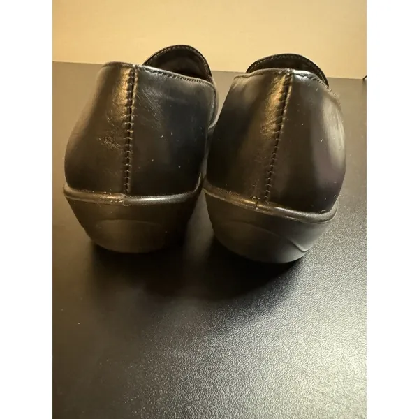 Marbella Black Slip On Women’S Career Flex Clog Shoes Size 9.5 - Image 3