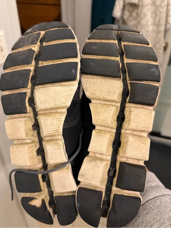 On Running Women's Athletic Sneakers in Black and Gray - Image 6